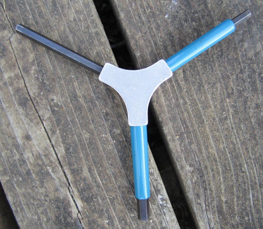 Park 3 Way Hex Wrench back