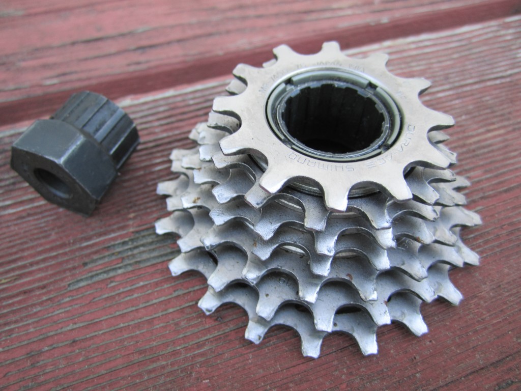 Shimano Dura Ace freewheel with removal tool